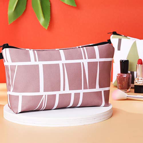 image for Chuangdi 6 Pieces Makeup Bag Toiletry Pouch Waterproof Cosmetic Bag wi