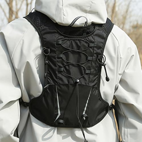 Pack d'hydratation réfléchissant réglable pour course à pied et running