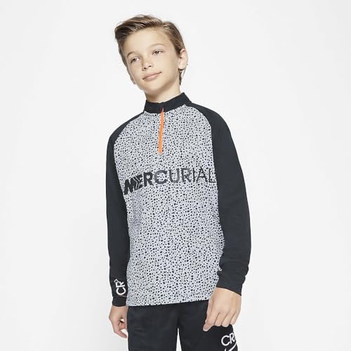NIKE Cristiano Ronaldo Temporada 2020/21-CR7 B NK Dry ACDMY Dril TOPCV3075-010 Camiseta, Niño, Black/White, XL