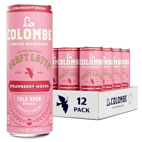 La Colombe Coffee, Strawberry Mocha Cold Brew Draft Latte, 11