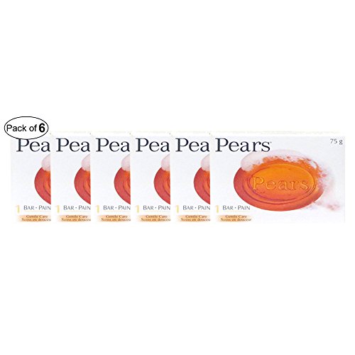 Pears Gentle Care Bar Soap (75g Approx.) (Pack of 6)