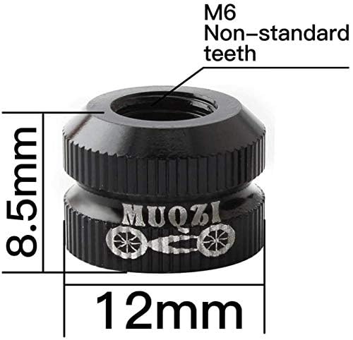 Image of 2PCS Bike Vacuum Tire Valve Nut, Bicyle Inner Tube Presta Valve Nuts with Sealed O Ring, for Mountain or Road Bikes Accessories