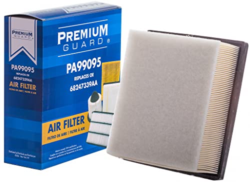 PG Engine Air FIlter PA99095 | Fits 2023-17 Jeep Compass, 2022-15 Renegade, 2022-15 Ram ProMaster City, 2018-16 Fiat 500X