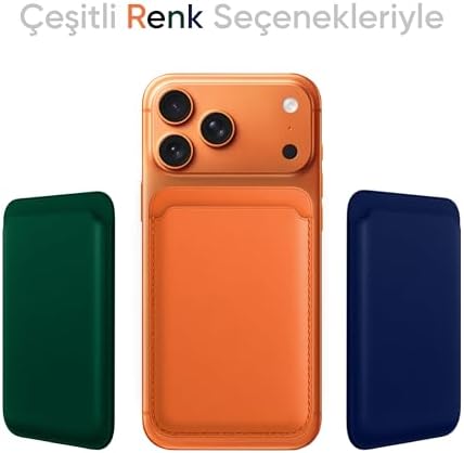Minesk iPhone için Magsafe ile Uyumlu Cüzdan Manyetik Kartlık Yenilenmiş V2 Güçlü Mıktanıs ile Süper Yapışma ve Sağlam Tutuş (Yeşil, Klasik) - Görsel 6
