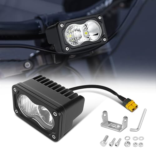 Image of 3 Inch LED Pod with XT60 Connector 20W CREE LED E-Bike Headlight | High Intensity CREE LEDs, Spot Flood Combo Beam, Small Offraod Driving Hea light for Dirt Bike Truck Motorcycle ATV UTV SUV
