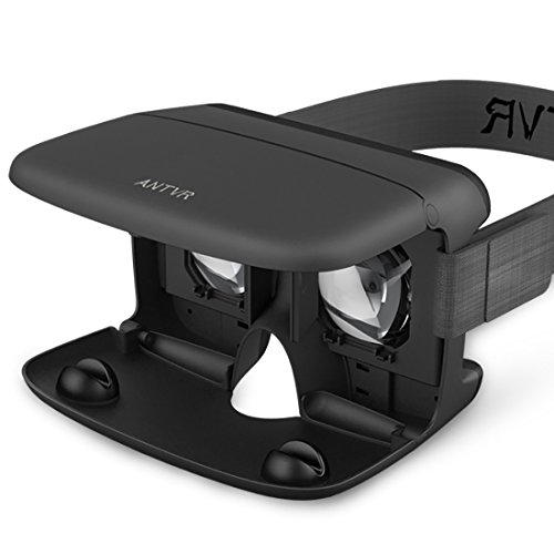 Image of ANTVR 3D Immersive Virtual Reality Glasses Cardboard VR Box Headset for 5.0 inch-6.0 inch Smartphone Xiaomeng - Black