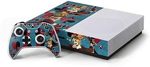 Skinit Decal Gaming Skin Compatible with Xbox One S Console and Controller Bundle - Officially Licensed Warner Bros Harley Quinn Design