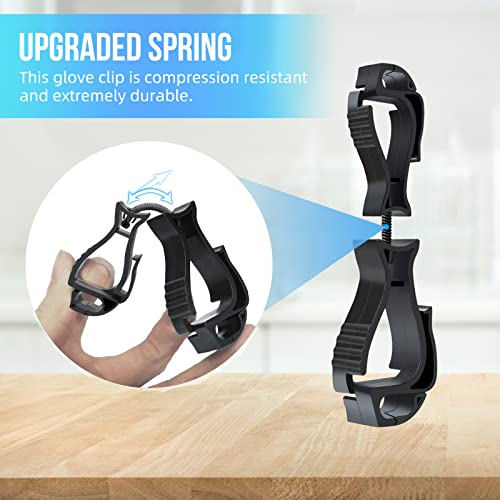 NANHONG Glove Clips, Glove Holder, Glove Clips for Work, Glove Holder Clip, Work Gloves, for Duty Belt, for Construction