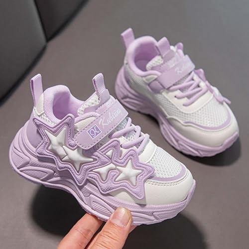 IWIHMIV Toddler Boy Tennis Shoes Girl Sneakers Kids Athletic Running Shoes Breathable Flat Bottom Walking Sneakers2