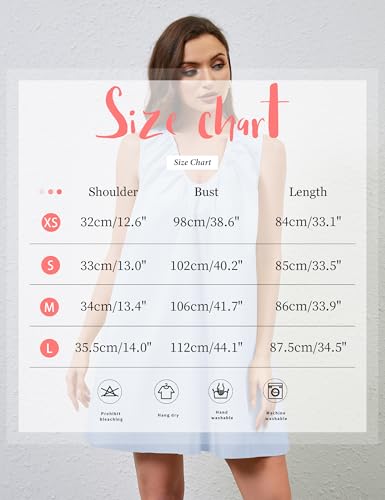 Image of MISSACTIVER Women's Sleeveless Babydoll Tank Mini Dress Scoop Neck Ruched Short Dress with Side Pockets Summer Party Dresses