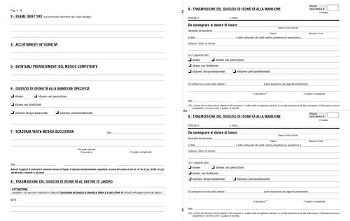 EDIPRO - E2434 - Gesundheits- und Risikomappe für Arbeitnehmer 34 nummerierte Prospekte + Überprüfung f.to 31x24,5