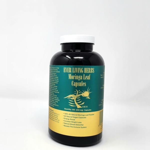 Ever Living Herbs Hoja de Moringa 300 Cápsulas