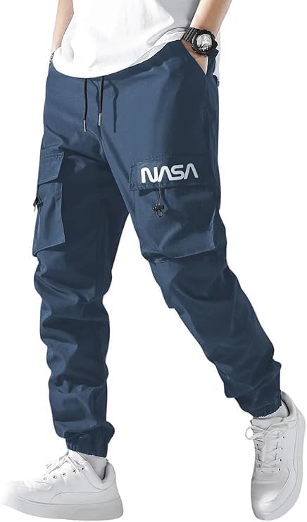 Men's Casual Solid Regular Fit Drawstring Cargo Pants with Multiple Pockets | Cotton Cargos for Men| Trousers Casual Pant-picture-21