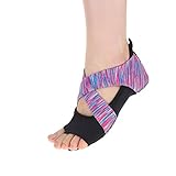 Diseño de punta abierta, más flexible y conveniente para hacer yoga, pilates y baile.