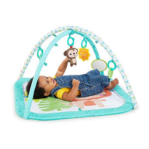 Bright Starts Safari Blast Activity Gym & Play Mat With Take-Along Toys, Ages Newborn + #TOP1