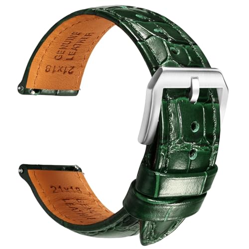 Bracelet de montre en cuir italien Green GS sublimer montre