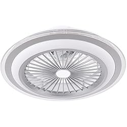 Ventilador Inspire Ana Ventilador con plafon led SANTA ANA plata FABRILAMP