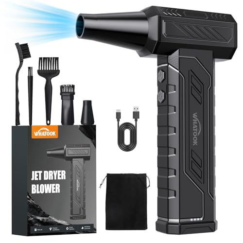 Souffleur Air Comprimé WHATOOK A1 Max - 250000 Tr/min, Batterie 8000mAh, LED, Nettoyage PC/Clavier