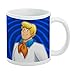 Scooby-Doo Fred Character Ceramic Coffee Mug, Novelty Gift Mugs for Coffee, Tea and Hot Drinks, 11oz, White