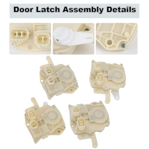 Image of 4PCS Front Rear Left Right Side Door Lock Actuator Compatible with Honda Accord S2000 Insight Civic CRV Odyssey Replacement for 72155-S84-A11 72115-S84-A11 72615-S84-A01 72655-S84-A01