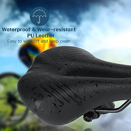 Tonbux Comfortable Bike Seat, Soft Bike Seat Cushion For Men Women Comfort, Breathable Bicycle Seat Replacement Compatible With Peloton, Padded Bicycle Saddle For Mountain Mtb Bmx Road Exercise Bike #TOP3