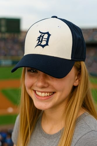 Gorra deportiva juvenil bicolor azul marino/blanca ajustable miniatura 3