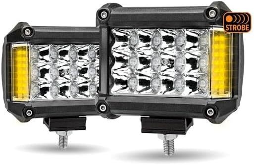 Generic Universal Cube LED Work Lamp With Side Strobe Light