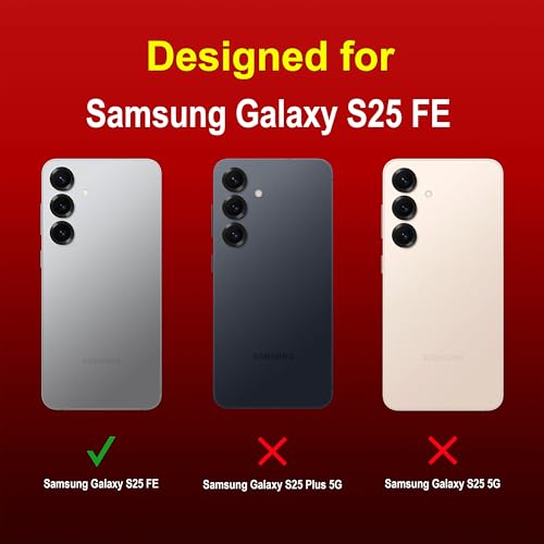Image of Zapcase Back Case Cover for Samsung Galaxy S25 FE | Compatible for Samsung Galaxy S25 FE Back Cover | Liquid Silicon Magic Case with Camera Protection | Red