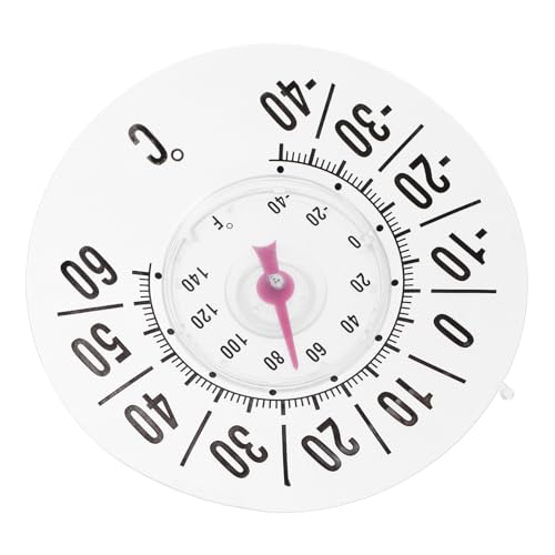 Thermomètre analogique précis SEWACC avec ventouse pour maison