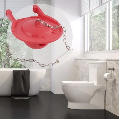 Hibbent 3 Pack Large 3-Inch Toilet Flapper Replacement Compatible with TOTO flapper Model G-Max, THU138S, THU175S and THU331S- Oversized Sealing and Easy to Install thumbnail 2