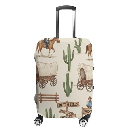 Carry On Luggage Cover Western Horse Anti Scratch Travel Luggage Cover Suitcase Protector Suitcase Covers