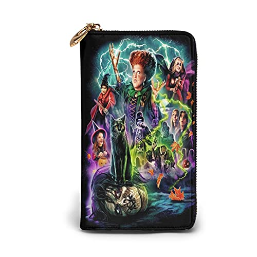 CYOIDAI IFJIGLAKW Classic Leather Moneybag Personalized Zip Leather Wallet Long Clutch Purse Coin Pocket2