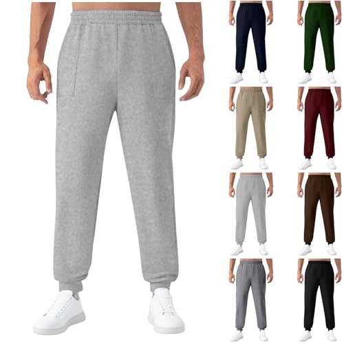Sweatpants for Men Big and Tall Tapered Lightweight Mens Sweatpants Athletic Lounge Travel Track Pants Fall Clothing