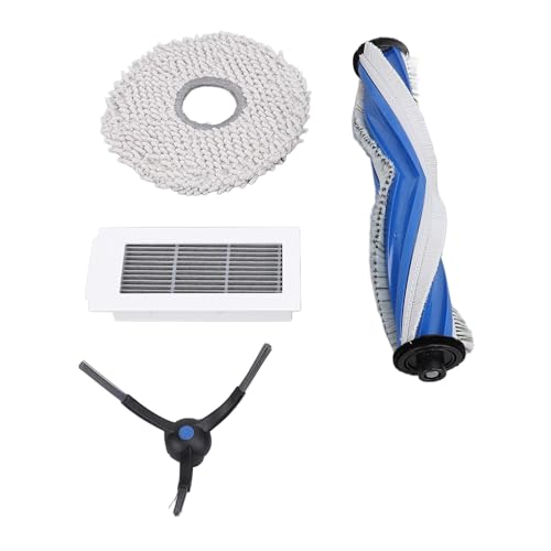 Conjunto de Acessórios para Aspirador de robô Com Escova Principal, Escova Lateral, Lavável, Esfregã