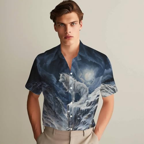 3D Pattern Print Shirt with Breathable Cool Lightweight Flexible Easy to Match Diverse and Stylish Perfect for Casual Wea4