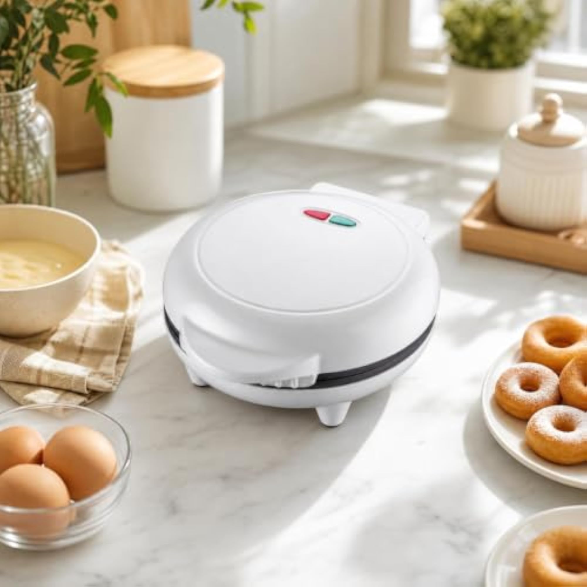 Electric Doughnut Maker, Compact Home Donut Machine
