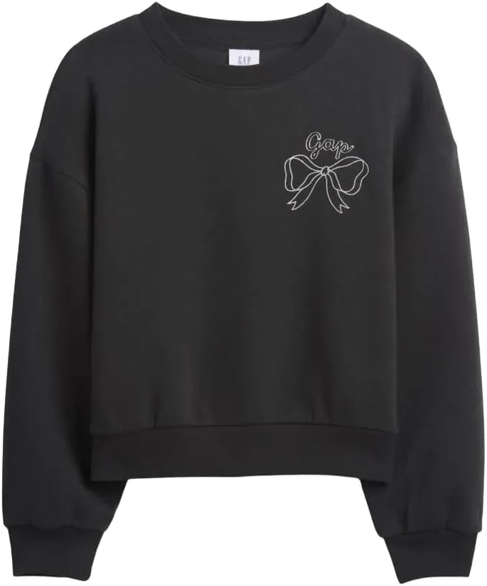 GAP girls Logo Relaxed Crew