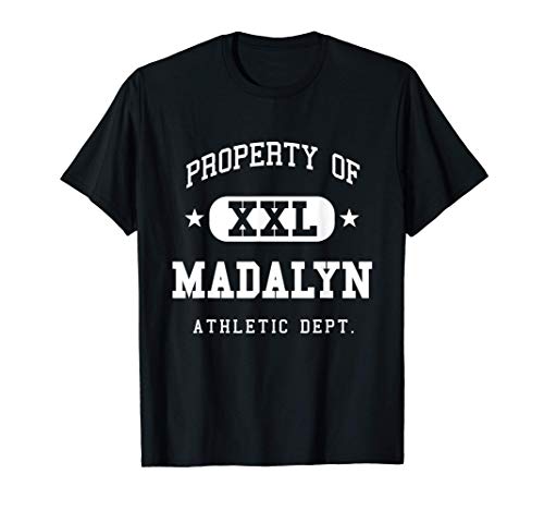 Madalyn Name School Vintage Retro Funny T-Shirt