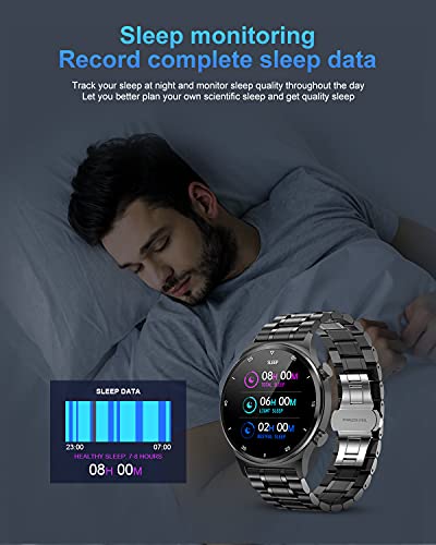 LIGE Smart Watch IP68 waterdicht, fitness activiteitstracker, gezondheidsmonitor voor Android iOS mobiele telefoons… - Image 5