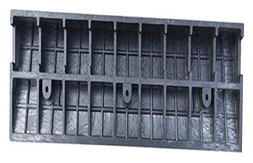 Rampa de goma negra 98x25x6 cm para estacionamiento miniatura 4