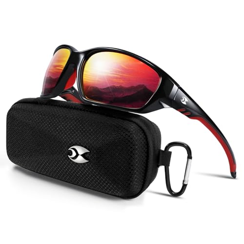 Image of suoso Sports Polarized Sunglasses for Men: Womens UV400 Protection Sun Glasses Wrap Around Goggles for Fishing Driving TR90