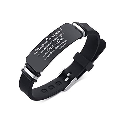 VNOX Inspirational Bible Quote Bracelet Cover