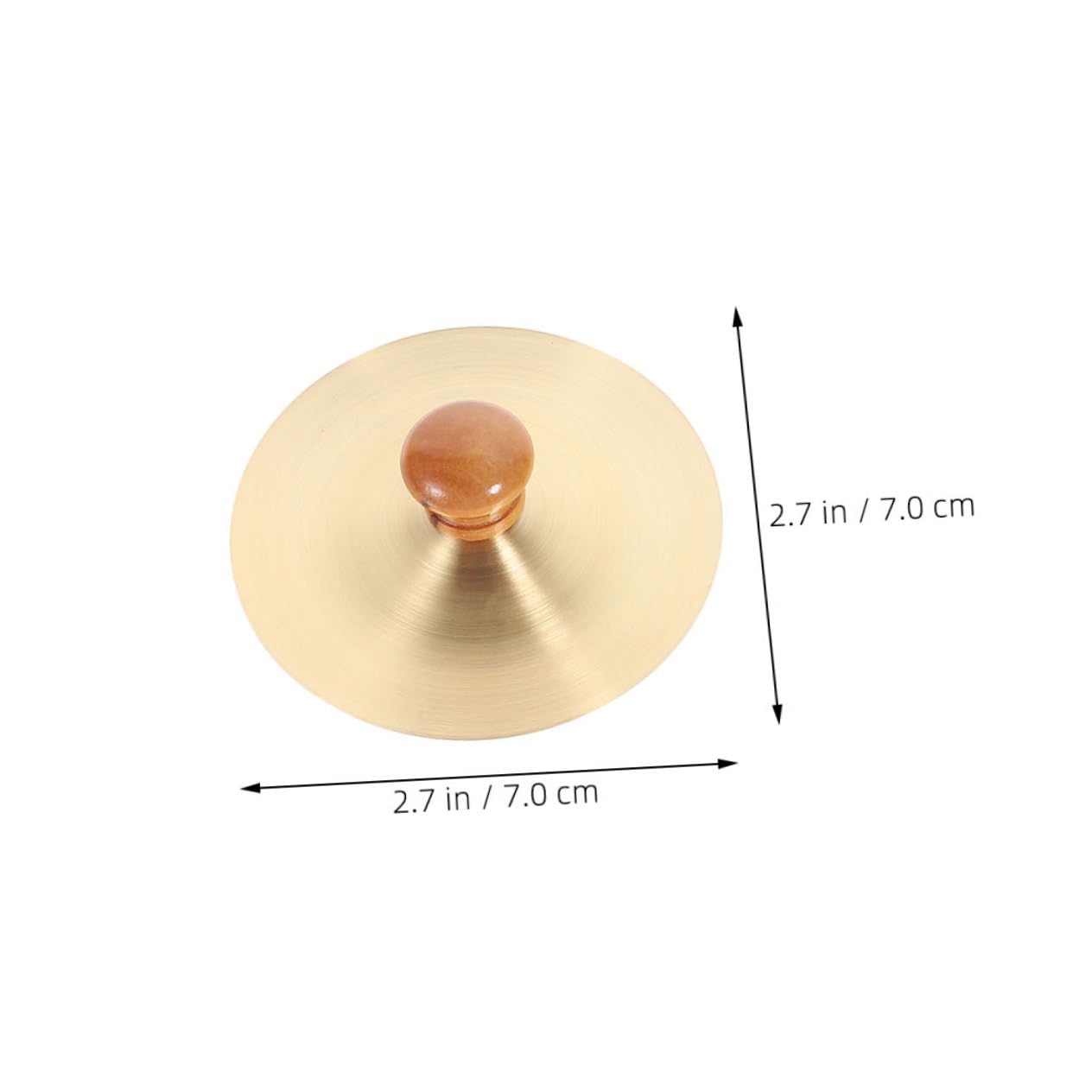 FUNOMOCYA Traditional Belly Dancing Cymbals 7cm Handheld Finger Cymbals Set for Dance Performances Parties