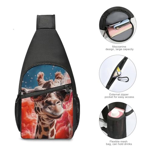 Bolso cruzado casual deportivo para hombre y mujer miniatura 5