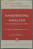 Handwriting Analysis as a Psychodiagnostic Tool 080890440X Book Cover