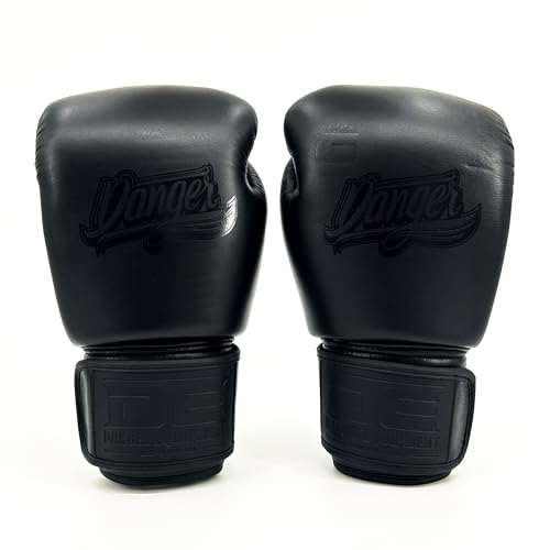 Danger Supermax Bokshandschoenen - Black Edition - Leer - Zwart