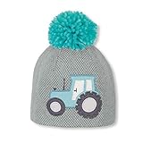 Lieferumfang: 1x Beanie, Alter: 2-4 Jahre, Größe: 53, Material: Oberstoff: 63% Baumwolle, 32% Polyacryl, 2% Polyamid, 2% Viskose, 1% Polyester; Futter: 76% Baumwolle, 24% Polyester, Farbe: Türkis