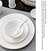 Imagen de Juego de vajilla blanca con borde dorado