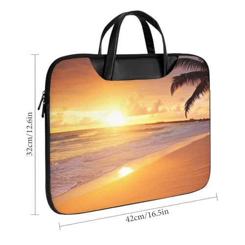 Bolsa para Laptop 15.6" Impermeable de Cuero Ligera miniatura 3