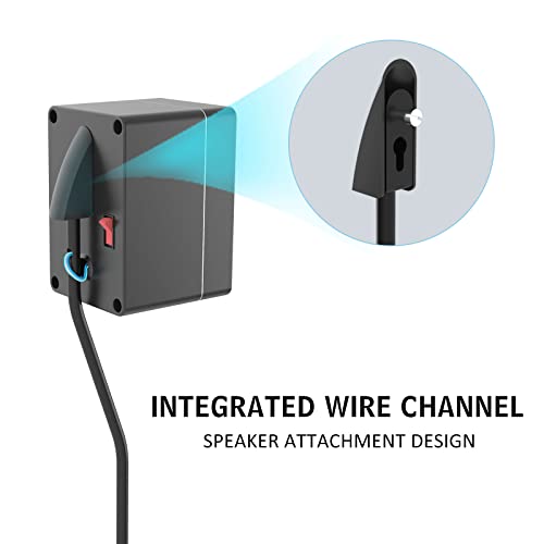 Joy Seeker Speaker Stands 36'' To 44'' Height Adjustable Surround Sound Stand Hold Satellite & Bookshelf Speakers Pair To 7Lbs, Compatible With Common Speakers #TOP6